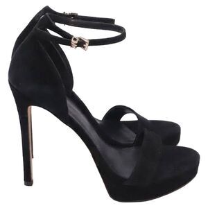 Michael Kors Jordyn Platform Heels in Black Suede